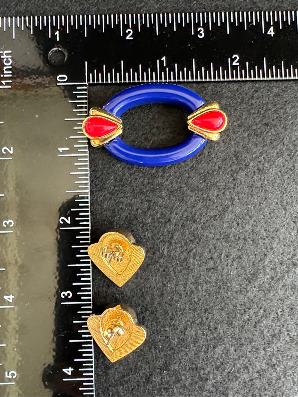 VTG Avon Art Deco Style Brooch and Earring Set - Picture 6 of 7